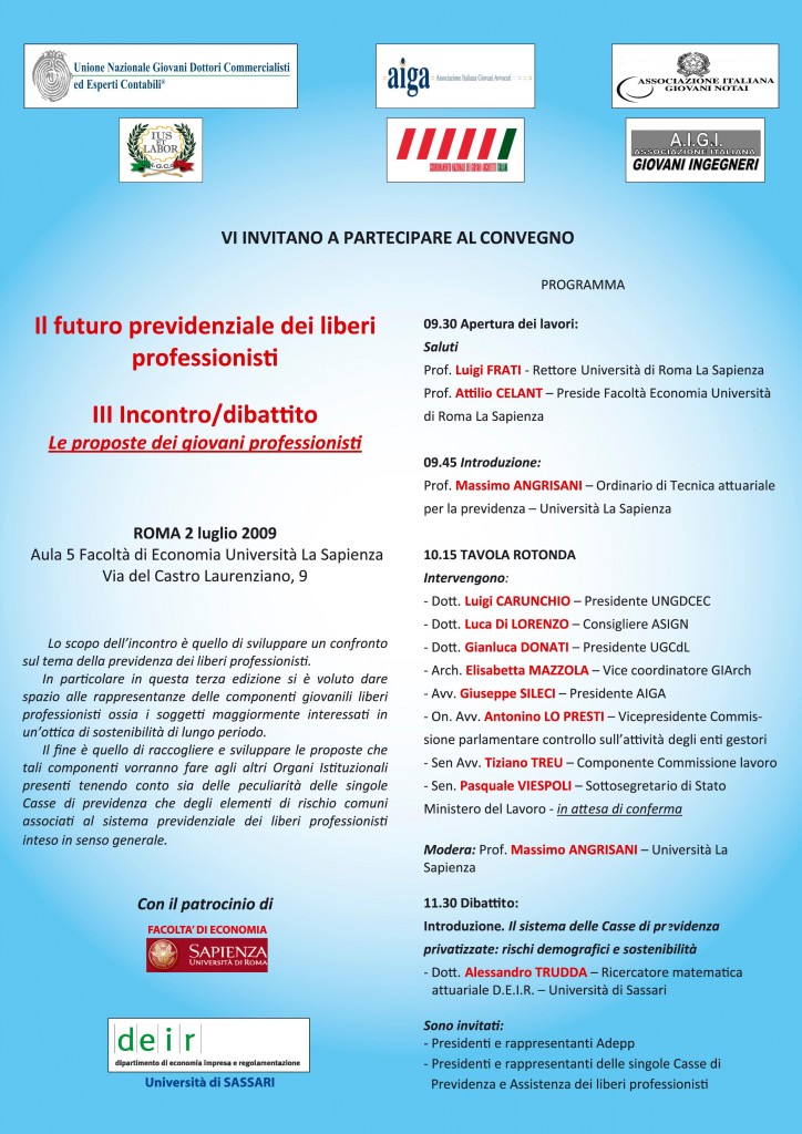 Il futuro previdenziale dei liberi professionisti