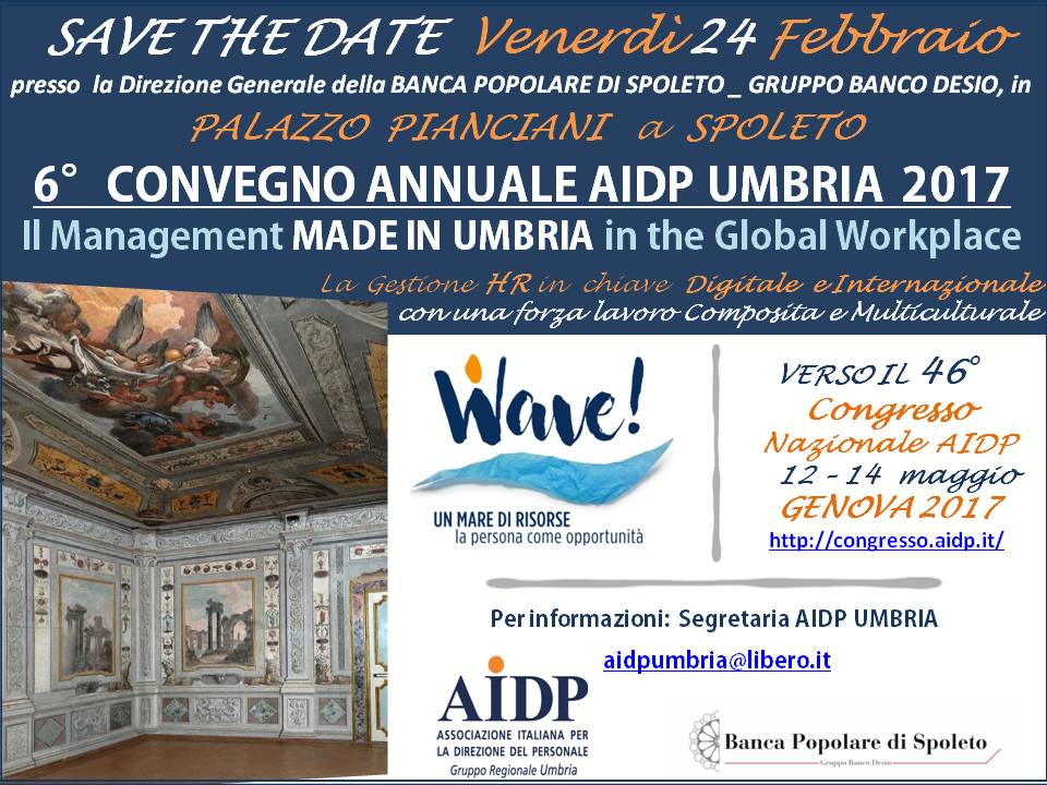 Il Management MADE IN UMBRIA in the Global Workplace