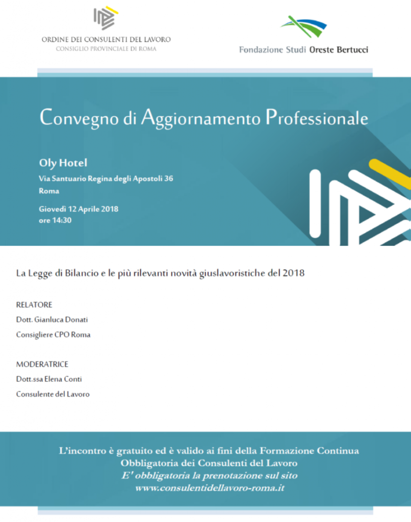 Aggiornamento professionale CDL