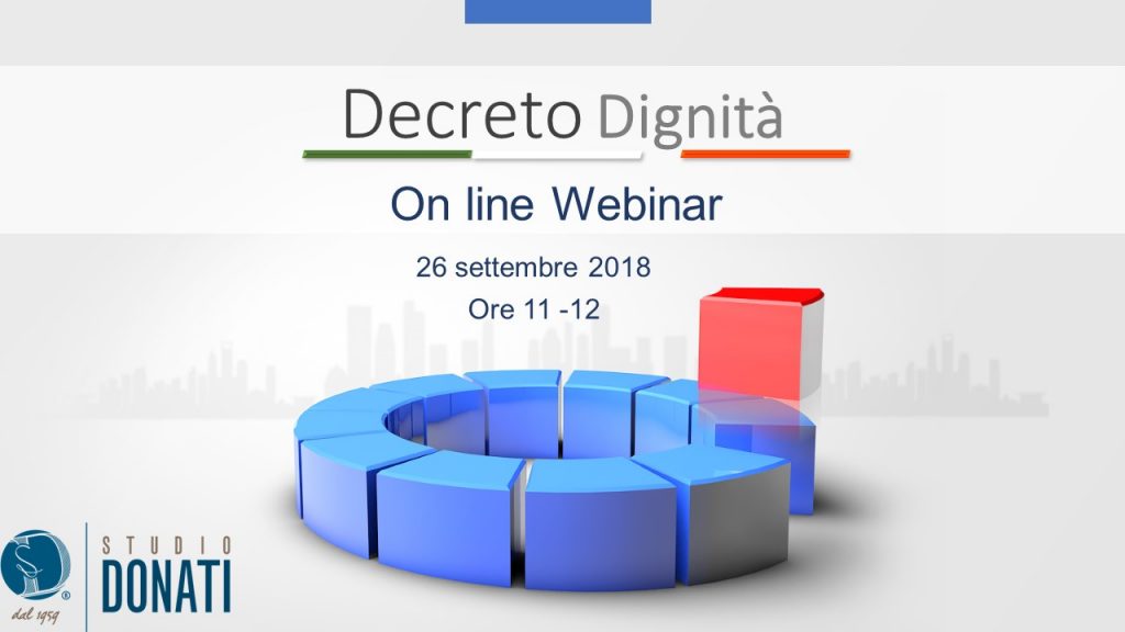 Webinar Decreto Dignità