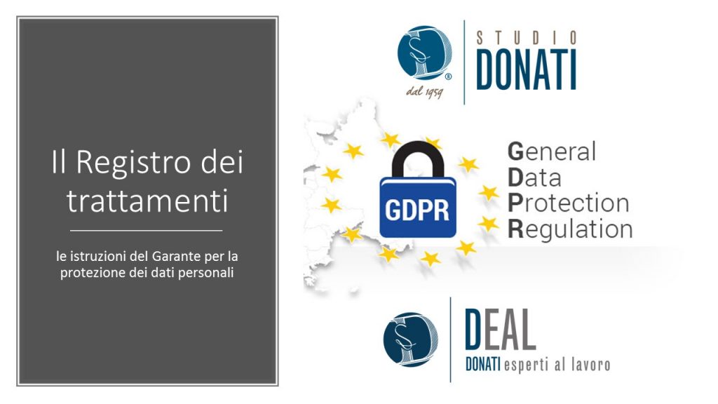 Webinar Registro Trattamenti : le news dal Garante